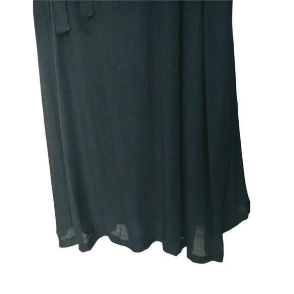 Claire France Maxi Black Dress with Lace and Matching Tie Up Belt 16 NWT - Picture 4 of 11